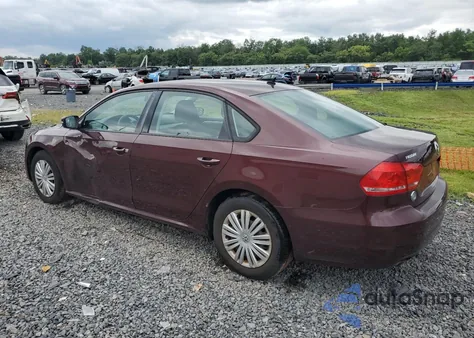 2014 Volkswagen Passat S z USA, uszkodzony, nr VIN 1VWAP7A30EC007521